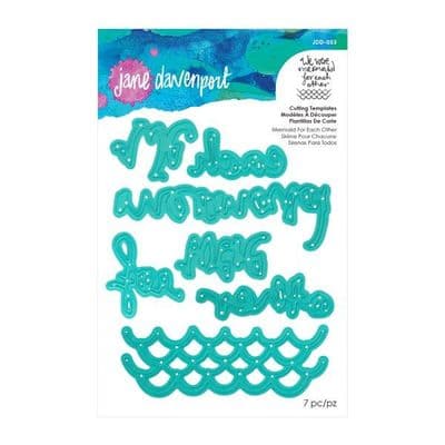 Jane Davenport Artomology Collection by Spellbinders, Dies - Mermaid for Each Other