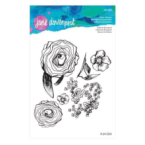Jane Davenport Artomology Collection by Spellbinders, Stamp - Build-A-Bouquet