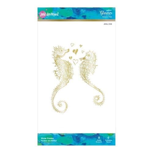 Jane Davenport - Artomology - Glimmer Hot Foil Plate - Show Ponies