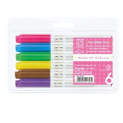 Kuretake Zig Wink Of Stella x 6 Colour Set