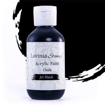 Lavinia Chalk Acrylic Paint Jet Black