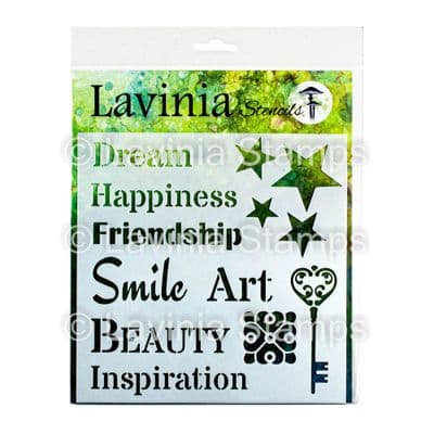 Lavinia - Stencil - Words 2