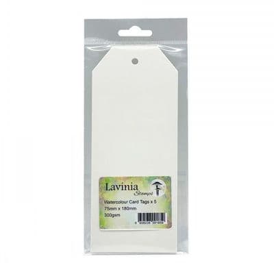 Lavinia - Watercolour Card Tags - 75mm x 180mm