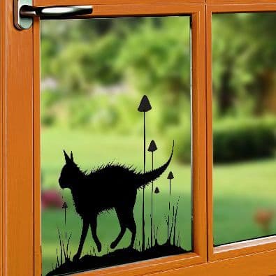 Lavinia - Window Cling - Garden Stroll