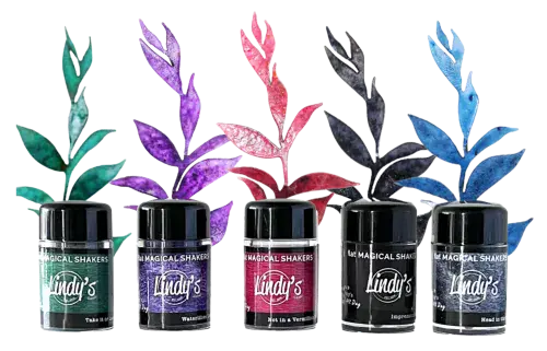 Lindy's Stamp Gang Flat Magical Shaker Painters Set 5/Pkg - Monet All Day