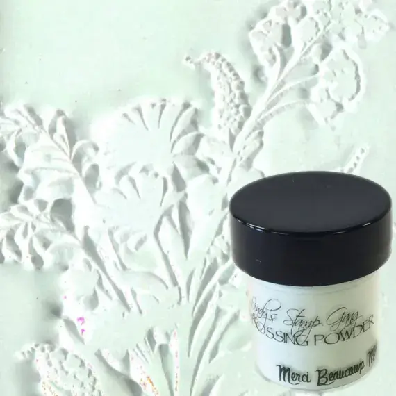 Lindy's Stamp Gang Merci Beaucoup Mint Embossing Powder (ep-079) (DISCONTINUED)
