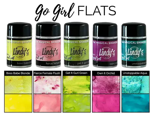 Lindy's Stamp Go Girl! Flats Magical Shaker 2.0 SET (mshaker-SET-08)