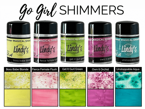 Lindy's Stamp Go Girl! Shimmers Magical Shaker 2.0 SET (mshaker-SET-09)