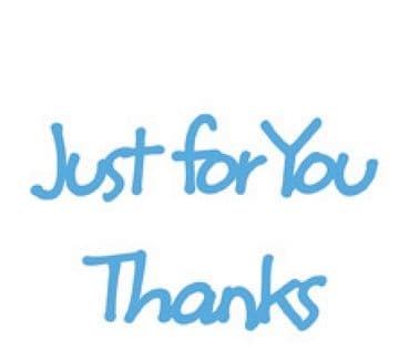 LR0224 Marianne Design Creatables Phrase - Just For You / Thanks