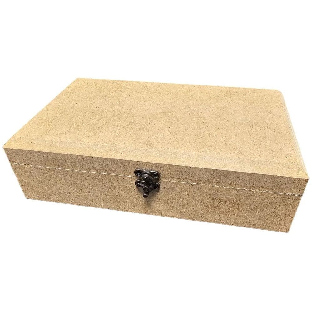 Sturdy Flat Rectangular Box MDF Rectangular Box 23x13x7cm