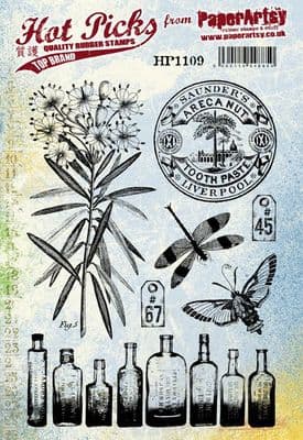 PaperArtsy - (A5 set, trimmed, on EZ) Hot Pick 1109