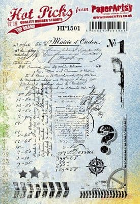 PaperArtsy - (A5 set, trimmed, on EZ) Hot Pick 1501