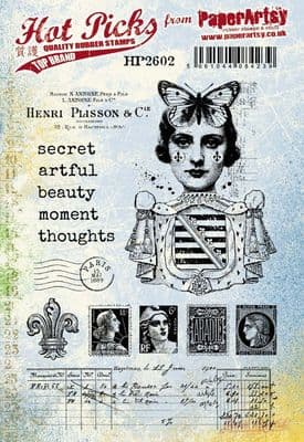 PaperArtsy - (A5 set, trimmed, on EZ) Hot Pick 2602