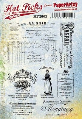 PaperArtsy - (A5 set, trimmed, on EZ) Hot Pick 2603