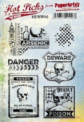 PaperArtsy - (A5 set, trimmed, on EZ) Hot Pick: Halloween 05
