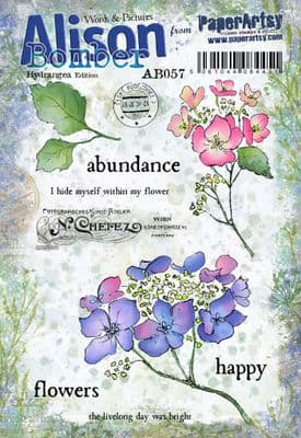 PaperArtsy -  Alison Bomber 057: Hydrangea Edition (A5 on EZ)