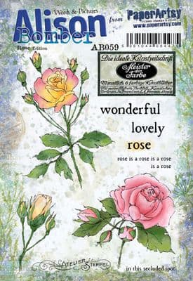 PaperArtsy -  Alison Bomber 059: Rose Edition (A5 on EZ)