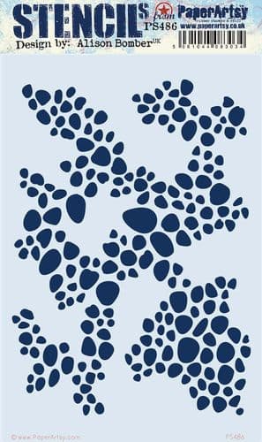 PaperArtsy - Alison Bomber PA Stencil 486