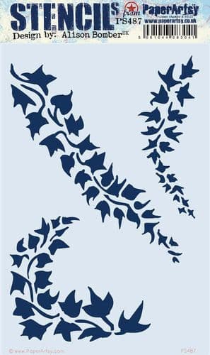 PaperArtsy - Alison Bomber PA Stencil 487