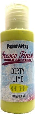 PaperArtsy Chalk Paint Fresco Finish - Dirty Lime {Tracy Scott}