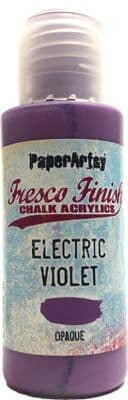 PaperArtsy Chalk Paint Fresco Finish - Electric Violet {Tracy Scott}