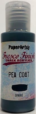 PaperArtsy Chalk Paint Fresco Finish - Pea Coat {Tracy Scott}