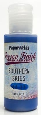 PaperArtsy Chalk Paint Fresco Finish - Southern Skies {Tracy Scott}