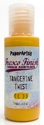 PaperArtsy Chalk Paint Fresco Finish - Tangerine Twist {Tracy Scott}