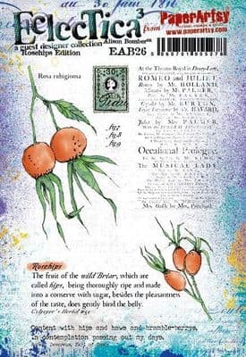 PaperArtsy -  E³ Alison Bomber 26: Rosehips (A5 set on EZ)