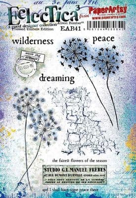 PaperArtsy -  E³ Alison Bomber 41: Pressed Umbels Edition (A5 set on EZ)