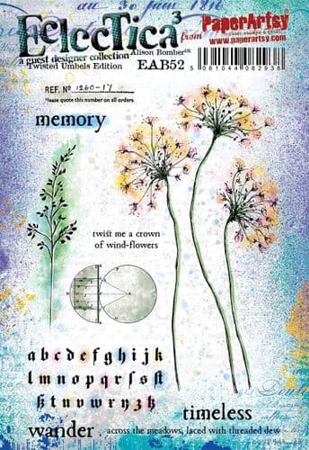 PaperArtsy -  E³ Alison Bomber 52: Twisted Umbels Edition (A5 set on EZ)