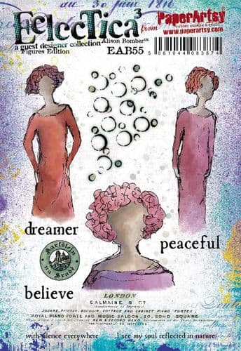 PaperArtsy -  E³ Alison Bomber 55: Figures Edition (A5 set on EZ)