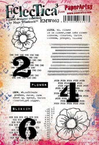 PaperArtsy -   E³ Mags Woodcock 03 (A5 set, trimmed, on EZ)