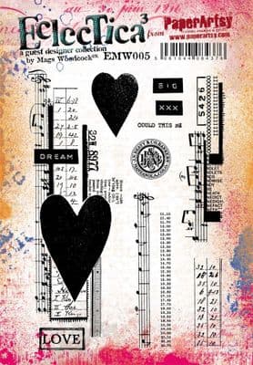 PaperArtsy -   E³ Mags Woodcock 05 (A5 set, trimmed, on EZ)