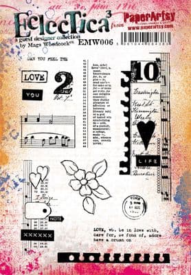 PaperArtsy -   E³ Mags Woodcock 06(A5 set, trimmed, on EZ)
