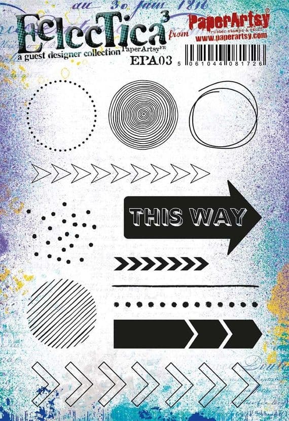 PaperArtsy -  E³ PaperArtsy 03 (A5 set, trimmed, on EZ)