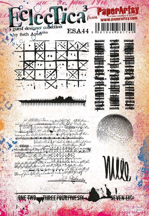 PaperArtsy - E³ Seth Apter 44 (A5 set, trimmed, on EZ)