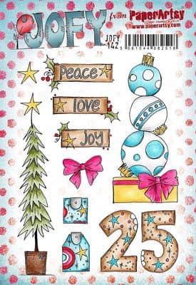 PaperArtsy - JOFY142 (A5 set, trimmed, on EZ)