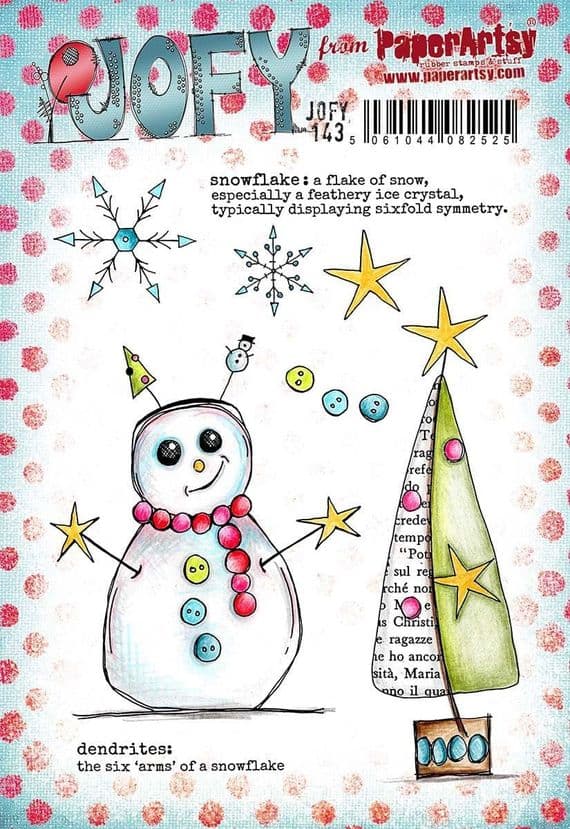 PaperArtsy - JOFY143 (A5 set, trimmed, on EZ)
