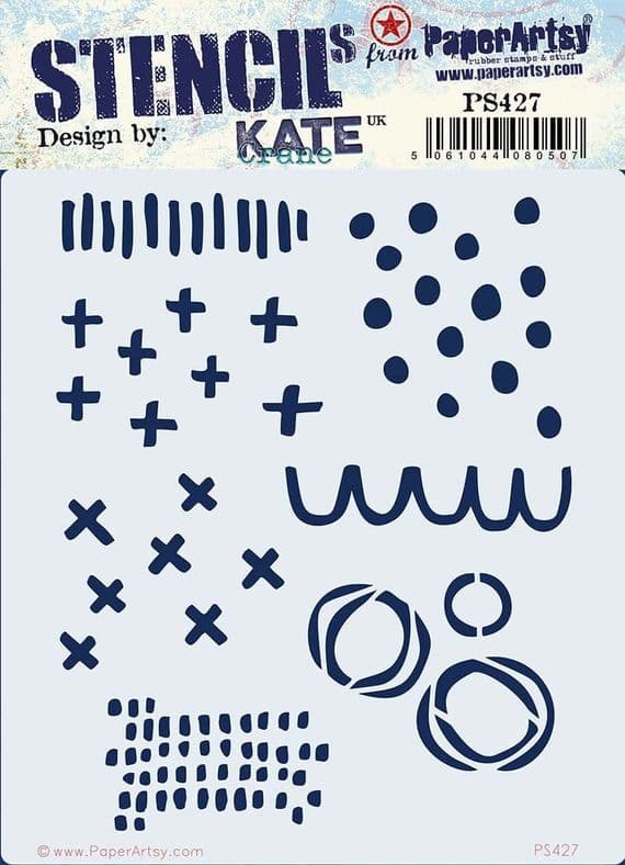 PaperArtsy - Kate Crane PA Stencil 427