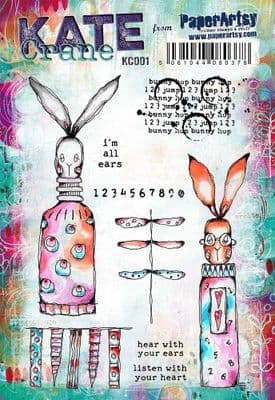 PaperArtsy - Kate Crane Stamp Set 001 (A5 on EZ)