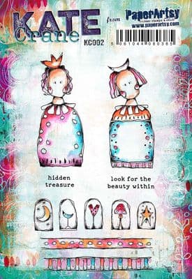 PaperArtsy - Kate Crane Stamp Set 002 (A5 on EZ)