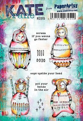 PaperArtsy - Kate Crane Stamp Set 015 (A5 on EZ)