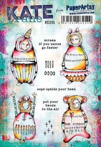 PaperArtsy - Kate Crane Stamp Set 015 (A5 on EZ)