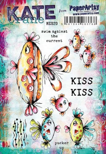 PaperArtsy - Kate Crane Stamp Set 020 (A5 on EZ)