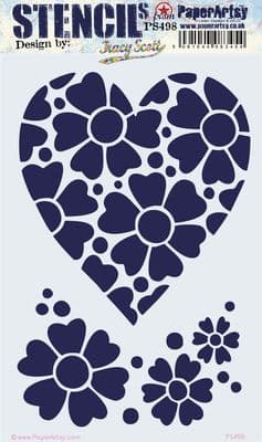 PaperArtsy - PA Stencil 498 Large {Tracy Scott}