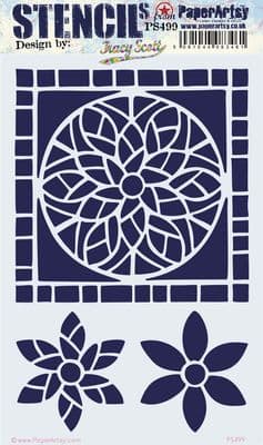PaperArtsy - PA Stencil 499 Large {Tracy Scott}