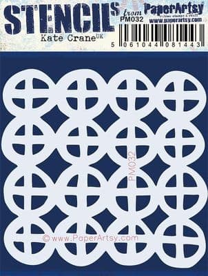 PaperArtsy - PM032 - Mini Stencil 032 {Kate Crane}