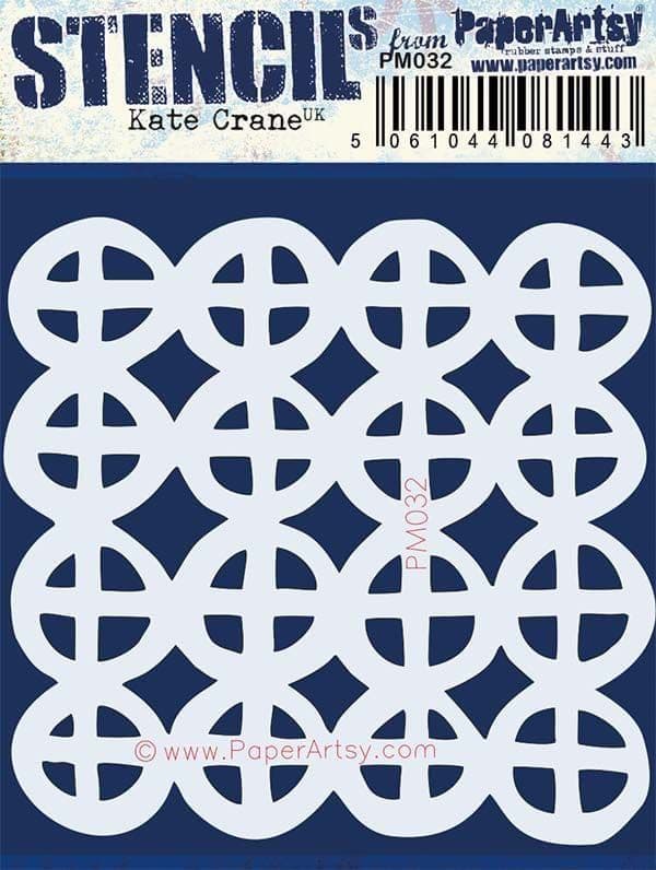 PaperArtsy - PM032 - Mini Stencil 032 {Kate Crane}