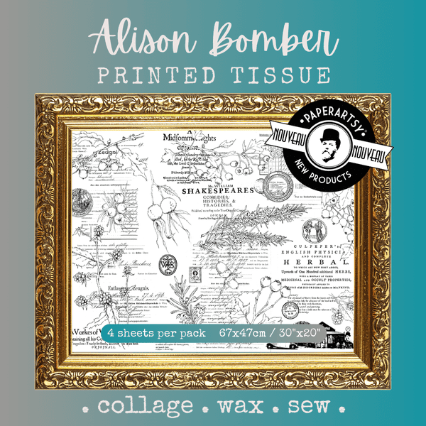 PaperArtsy -  Printed Tissue - Alison Bomber